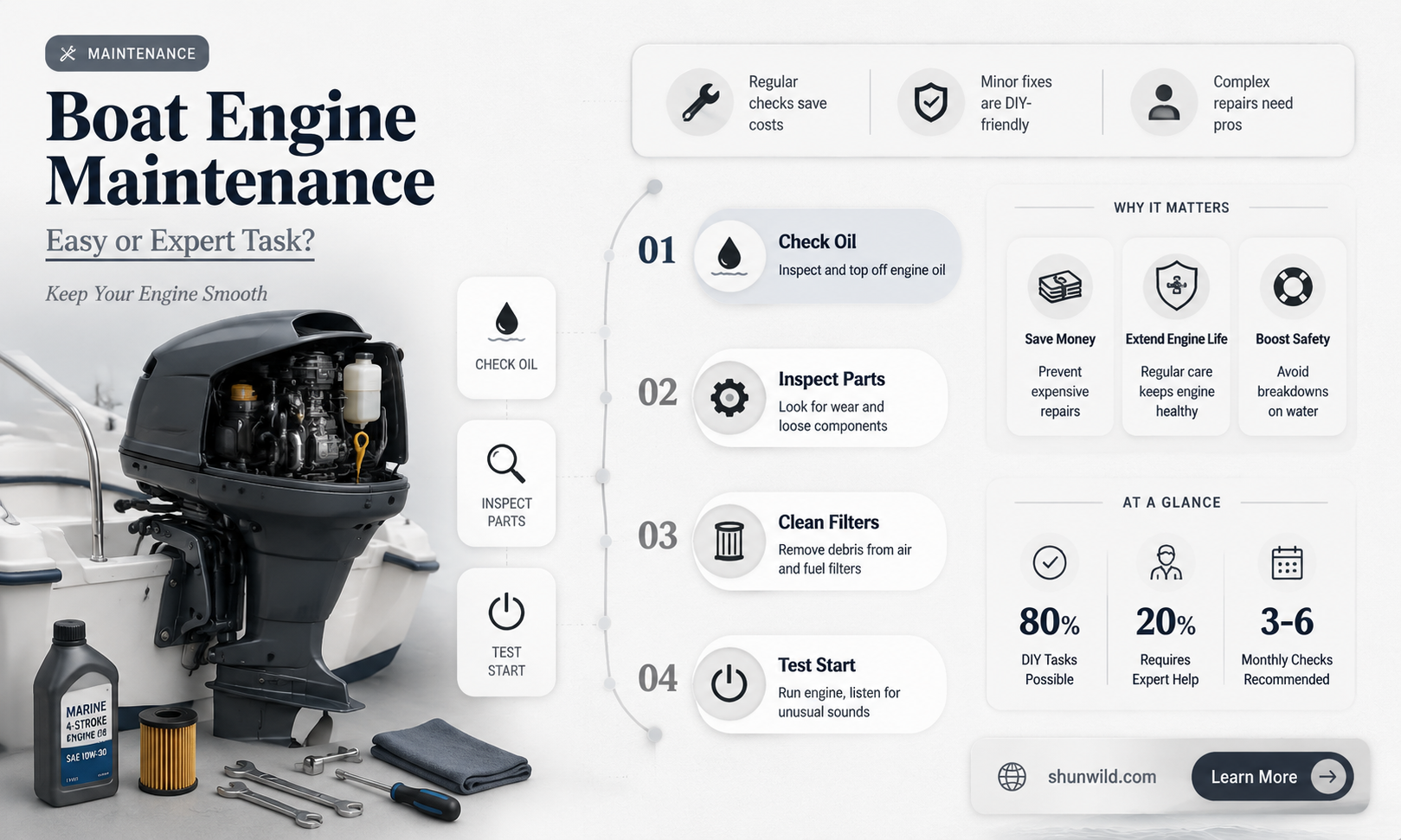 are boat engines easy to fix