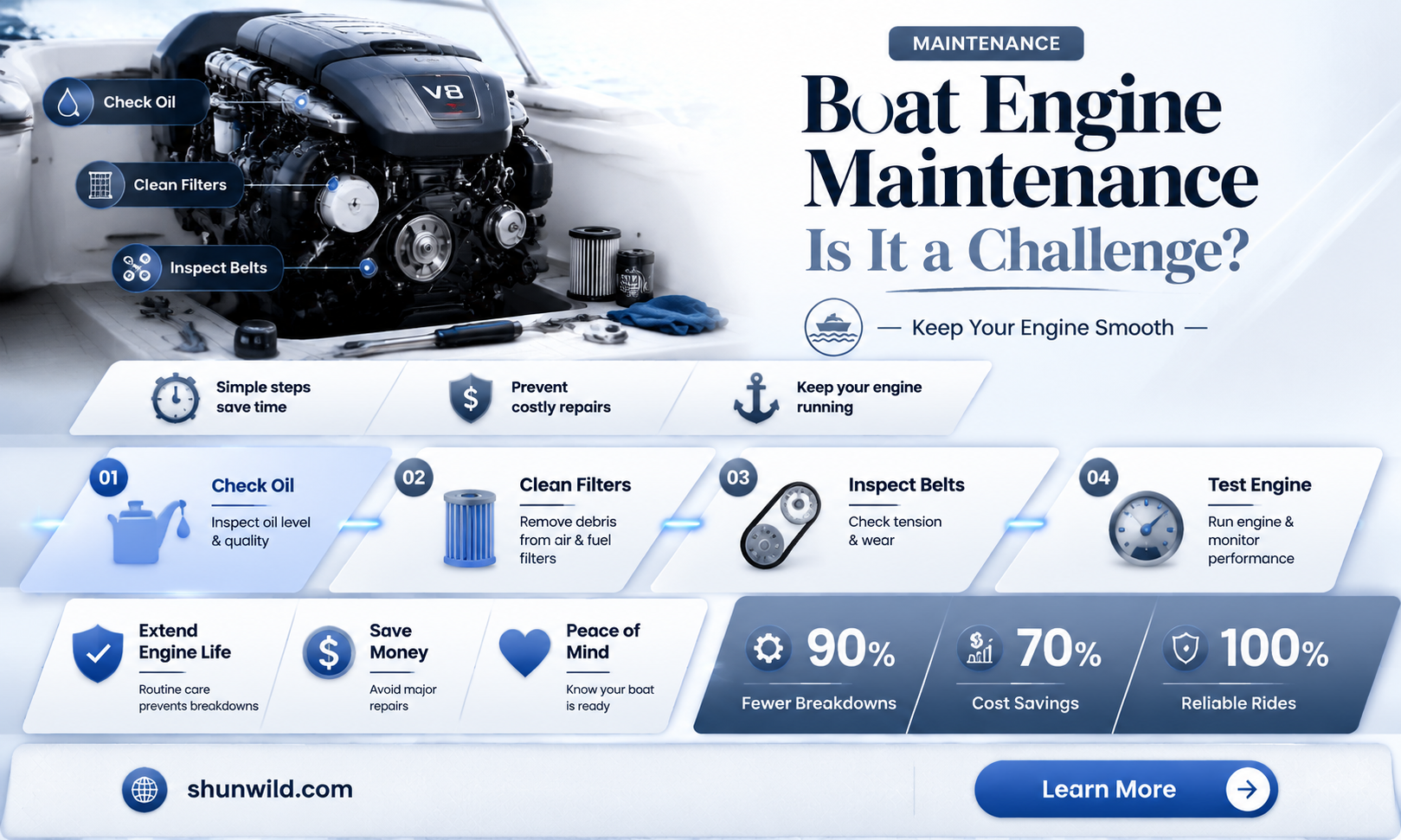 are boat engines hard to work on