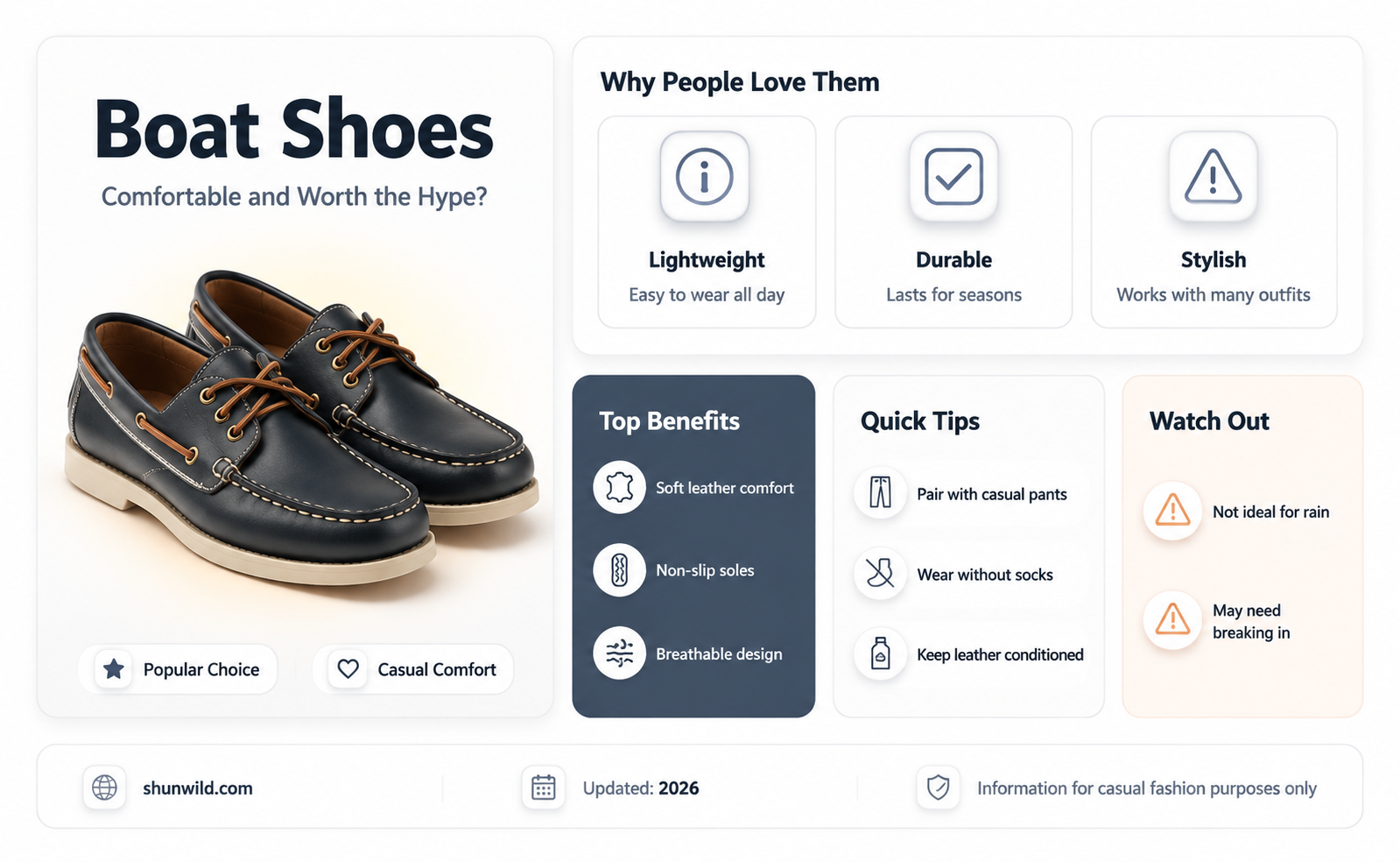 are boat shoes comfortable
