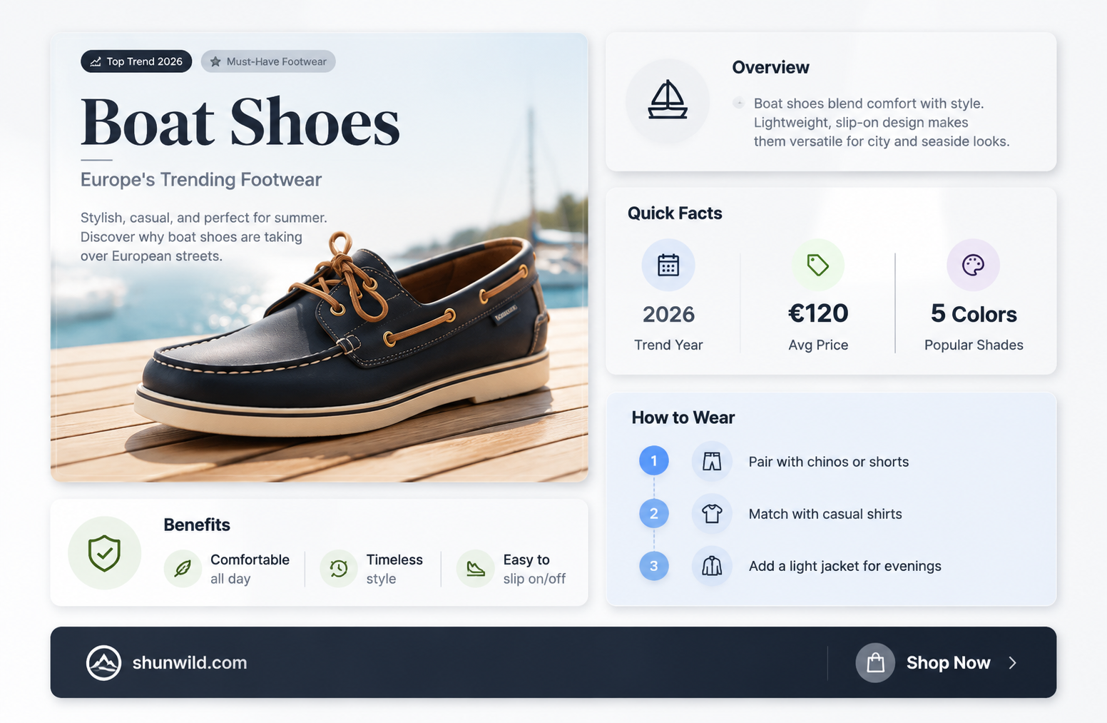 are boat shoes popular in europe