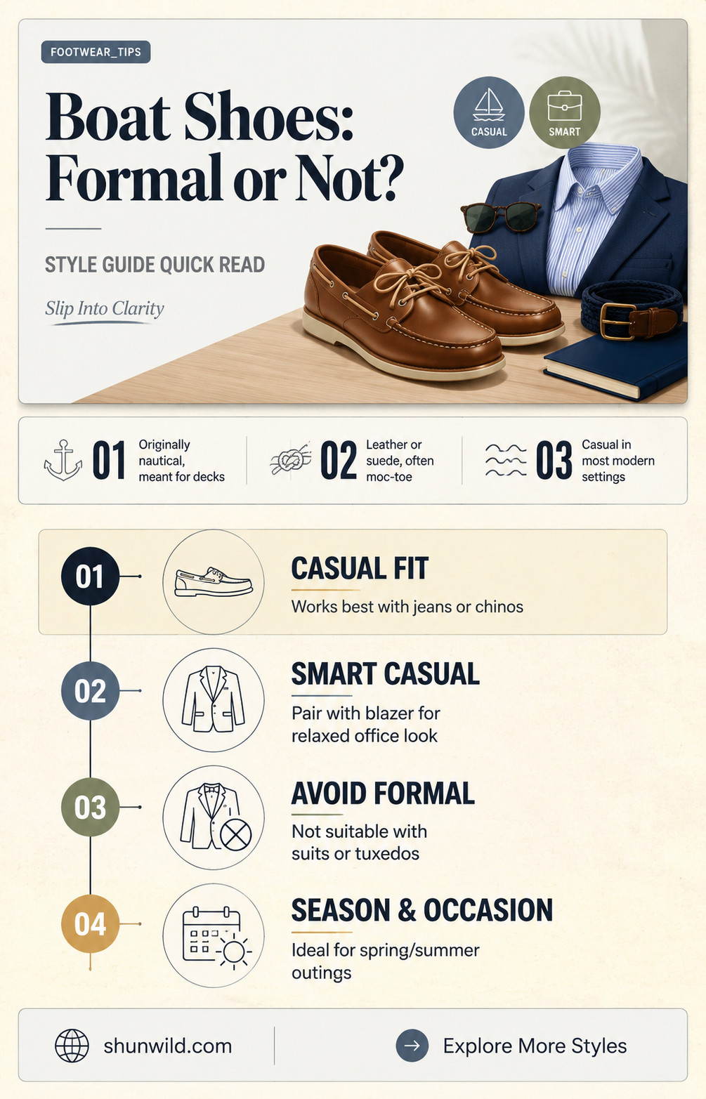 are boat shoes formal