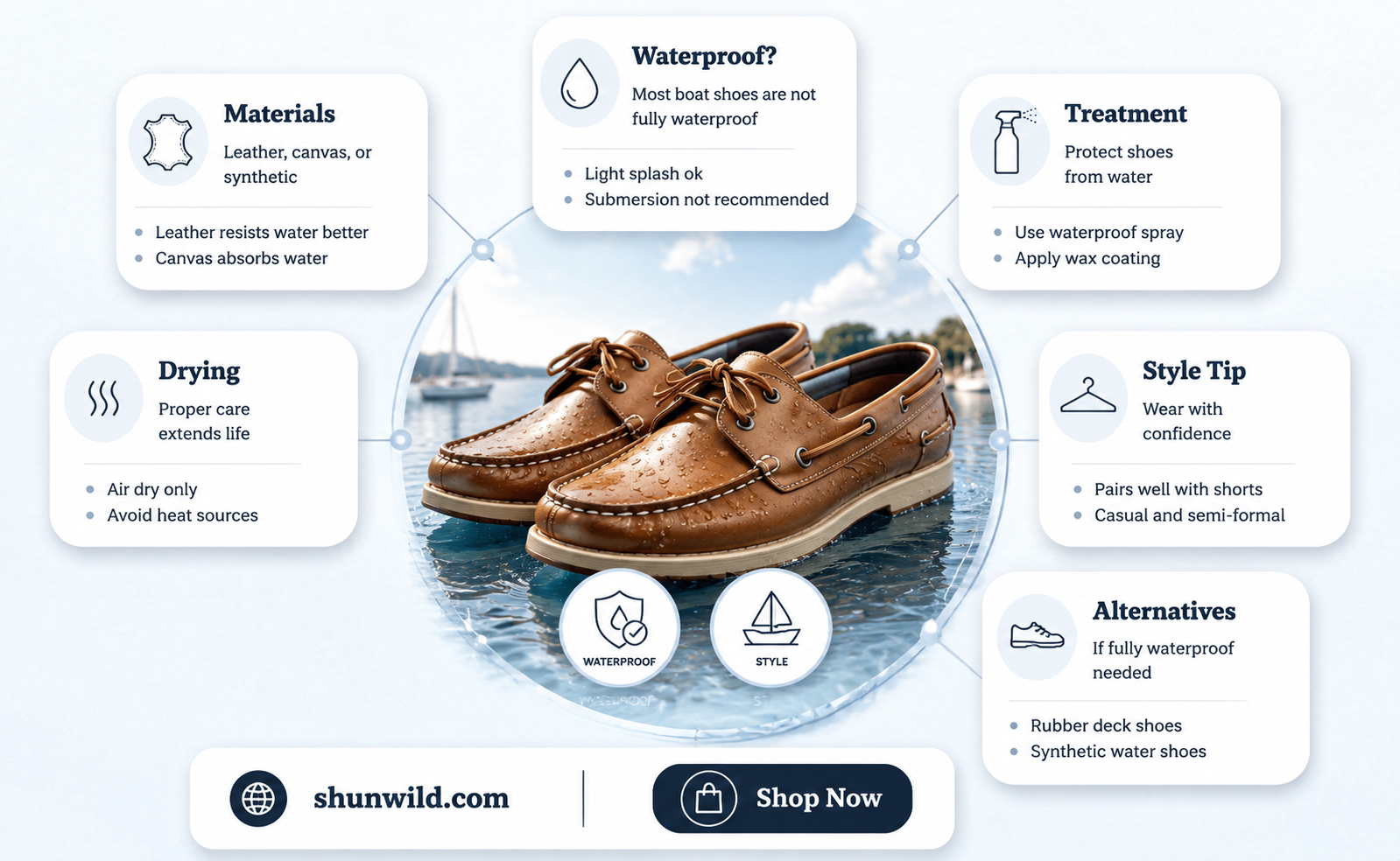 are boat shoes waterproof