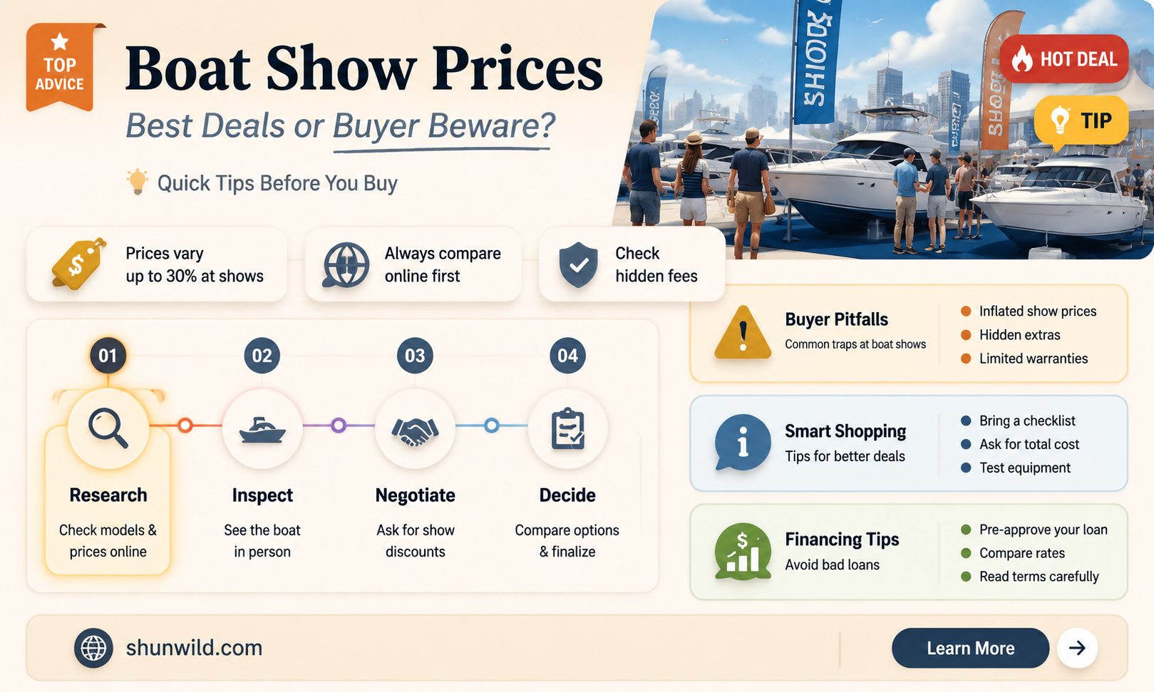 are boat show prices the best