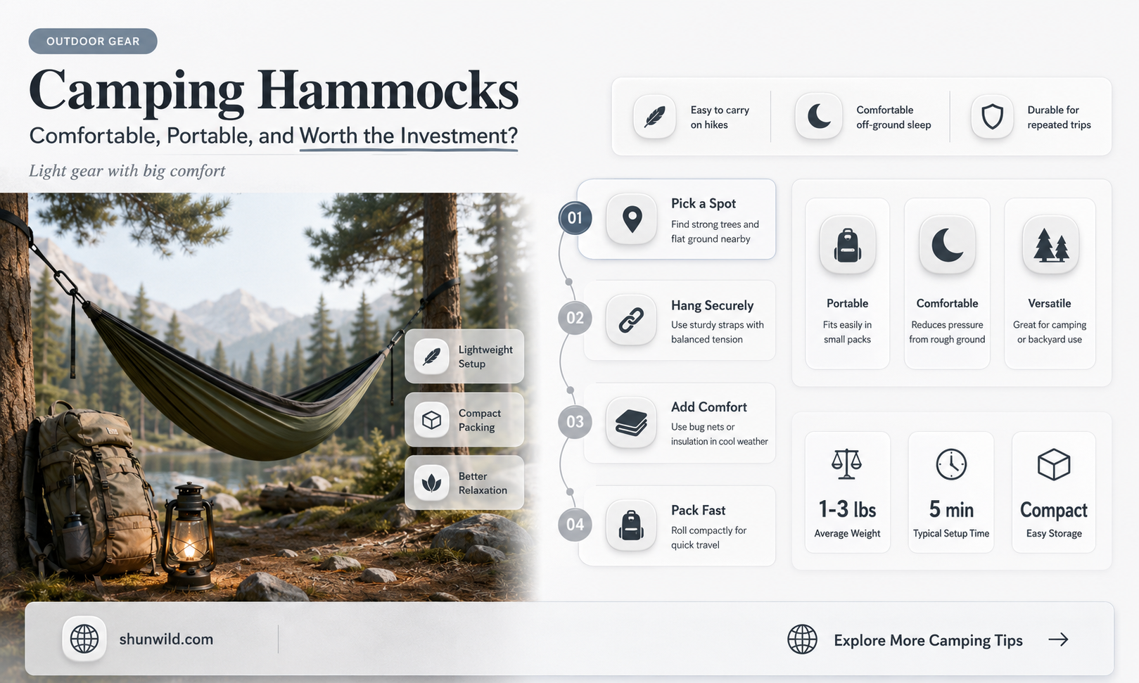 are camping hammocks worth it
