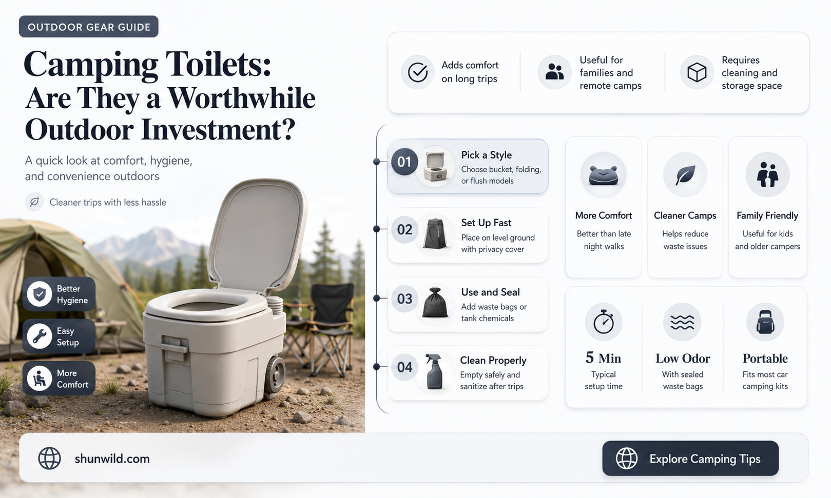 are camping toilets worth it