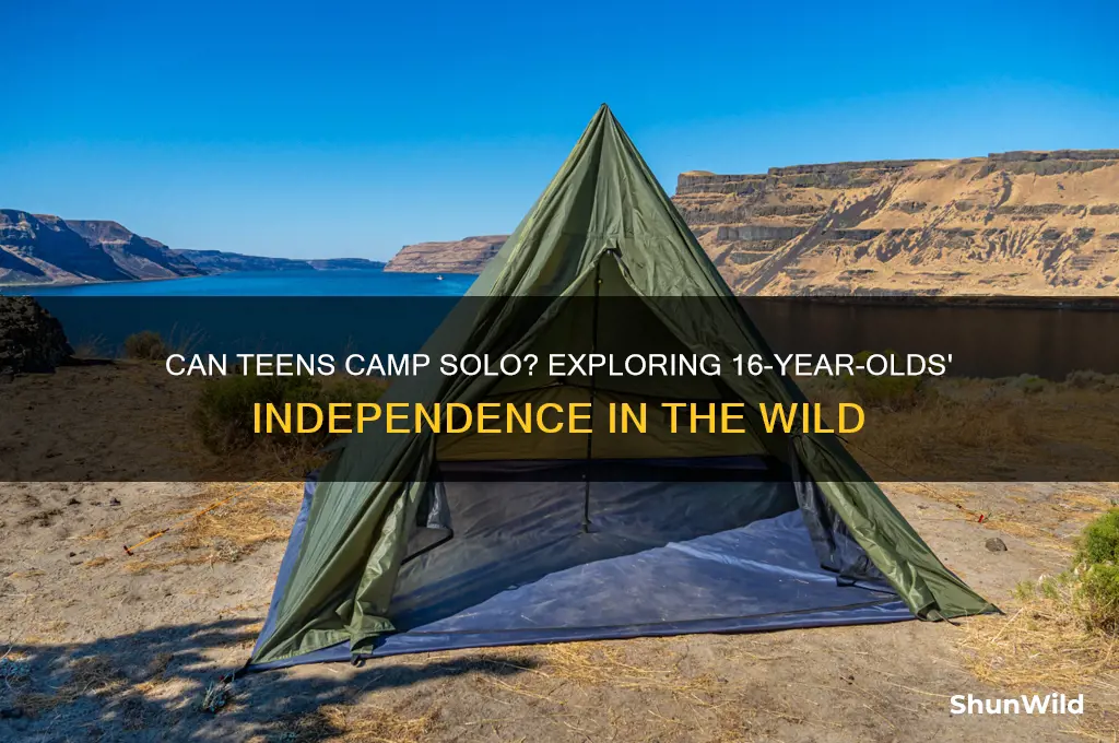 can 16 year olds camp alone