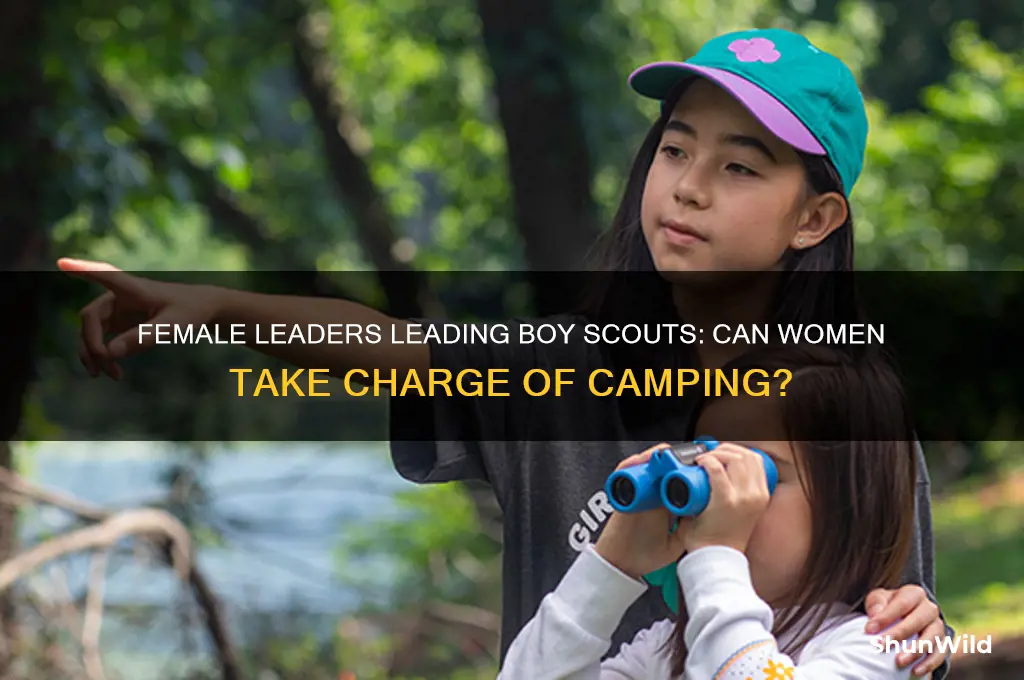 can 2 female leaders taje boy scouts camping