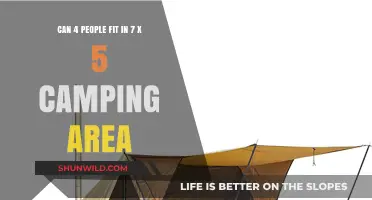 Can Four People Comfortably Fit in a 7x5 Camping Tent?
