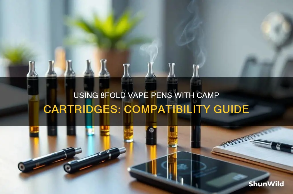 can 8fold vape pens be used with camp cartridges