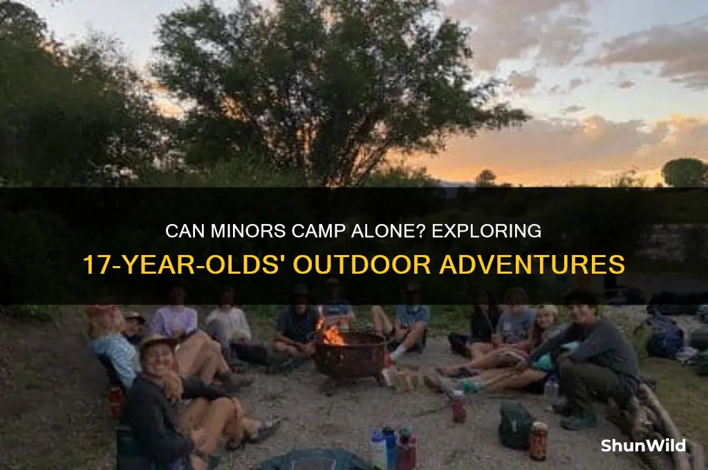 can a 17 year old go camping