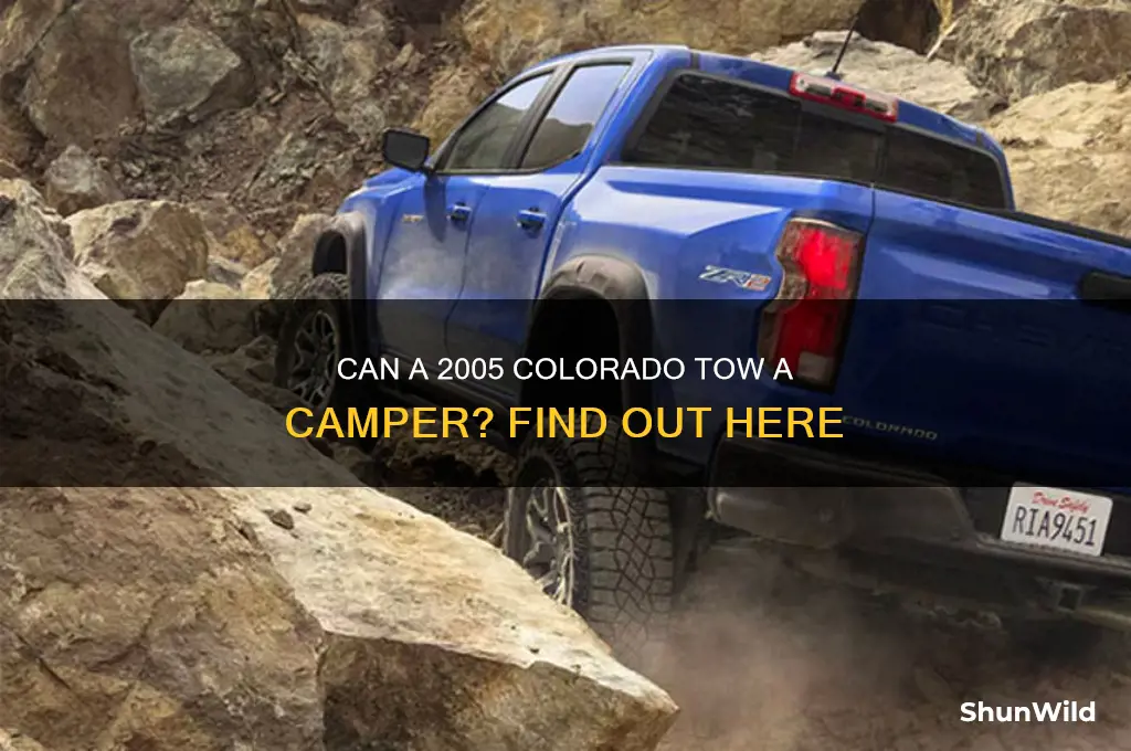 can a 2005 colorado pull a camper
