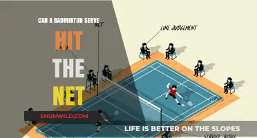 Badminton Serve: Hitting the Net