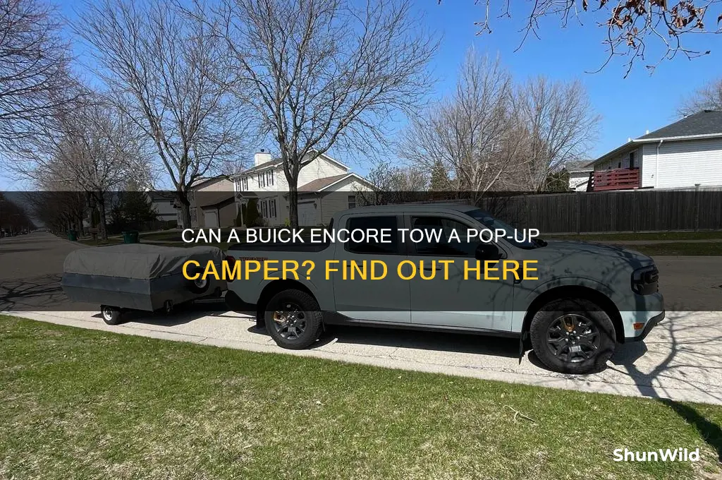 can a buick encore tow a pop up camper