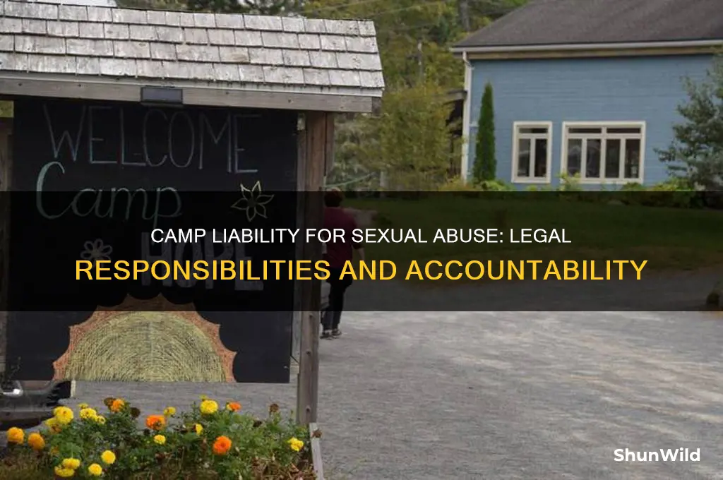 can a camp be held liable for sexual abuse
