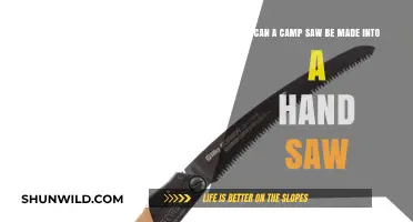 Transforming a Camp Saw: Can It Function as a Hand Saw?
