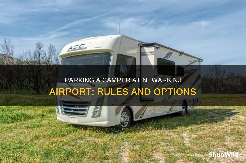 can a camper be parked at the newark nj airport