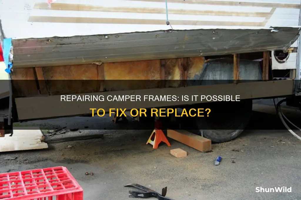 can a camper frame be fixed