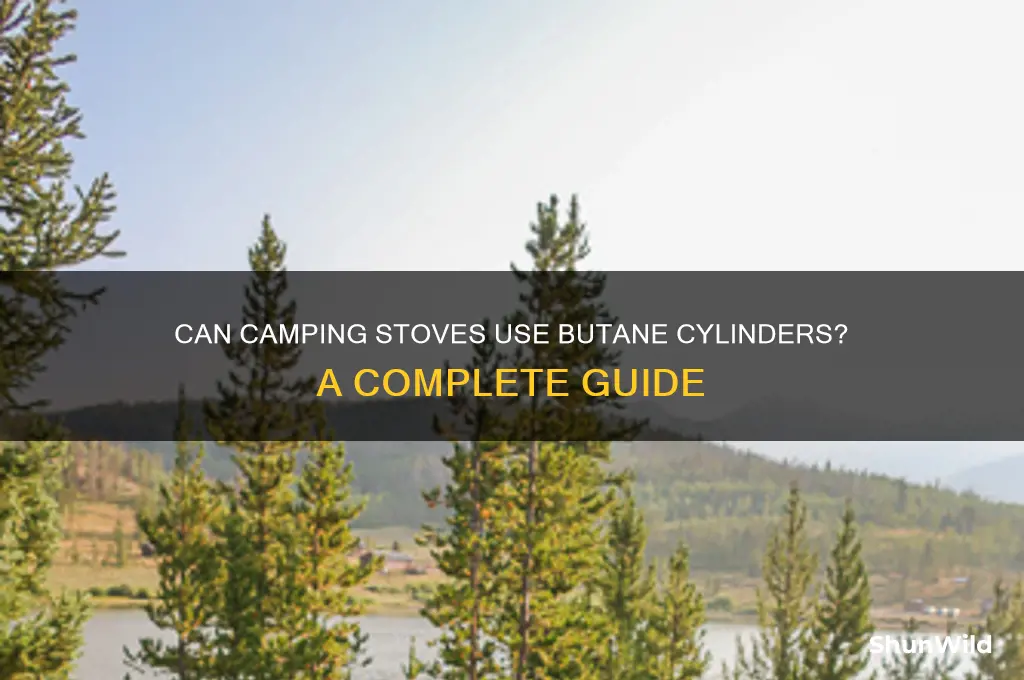 can a camping stove use butane cylindars