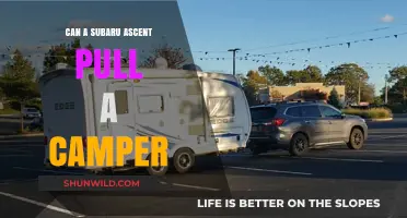 Can a Subaru Ascent Tow a Camper? Exploring Its Capabilities