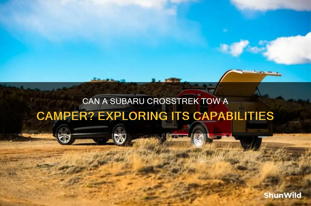 can a subaru crosstrek pull a camper