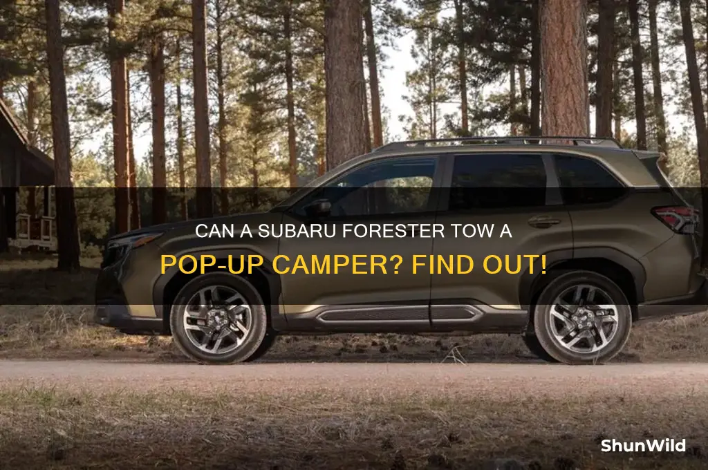 can a subaru forester pull a pop-up camper
