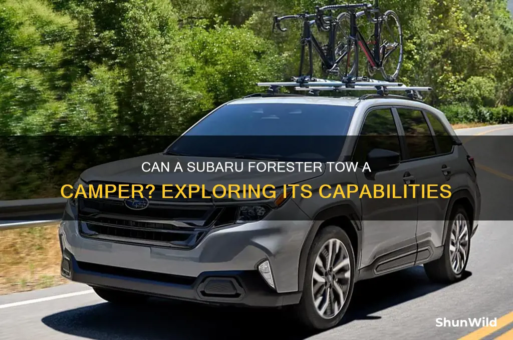 can a subaru forester tow a camper