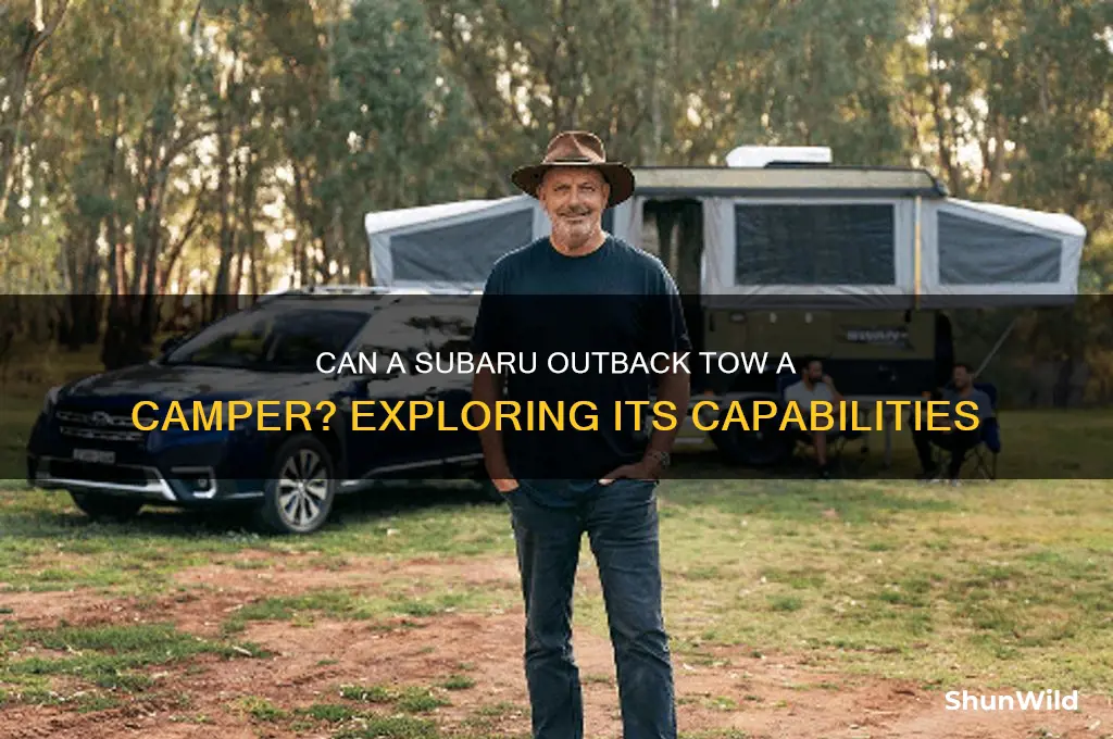 can a subaru outback pull a camper