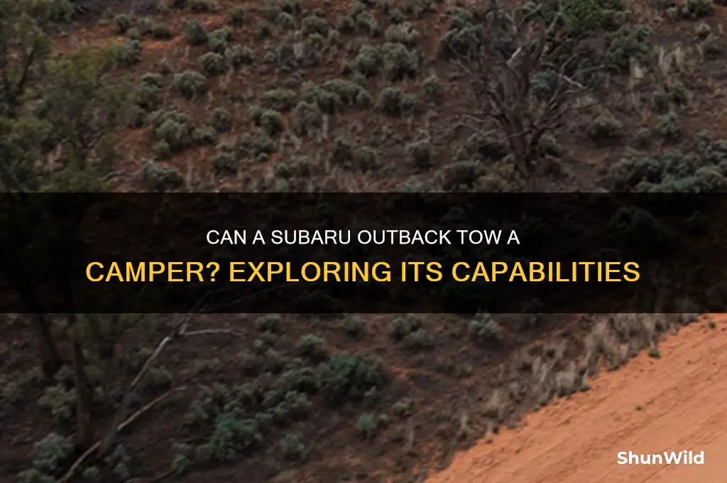 can a subaru outback tow a camper