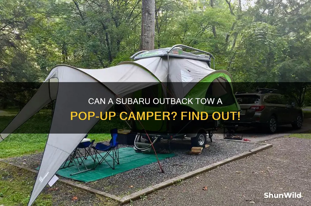 can a subaru outback tow a pop up camper