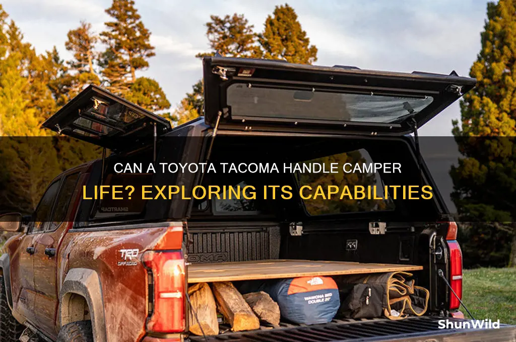 can a tacoma carry a camper