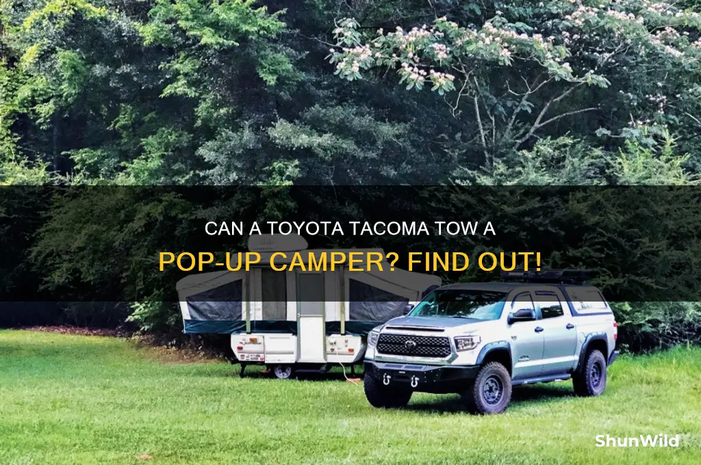 can a tacoma pull a pop up camper