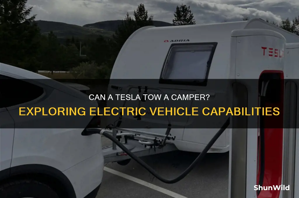 can a tesla pull a camper