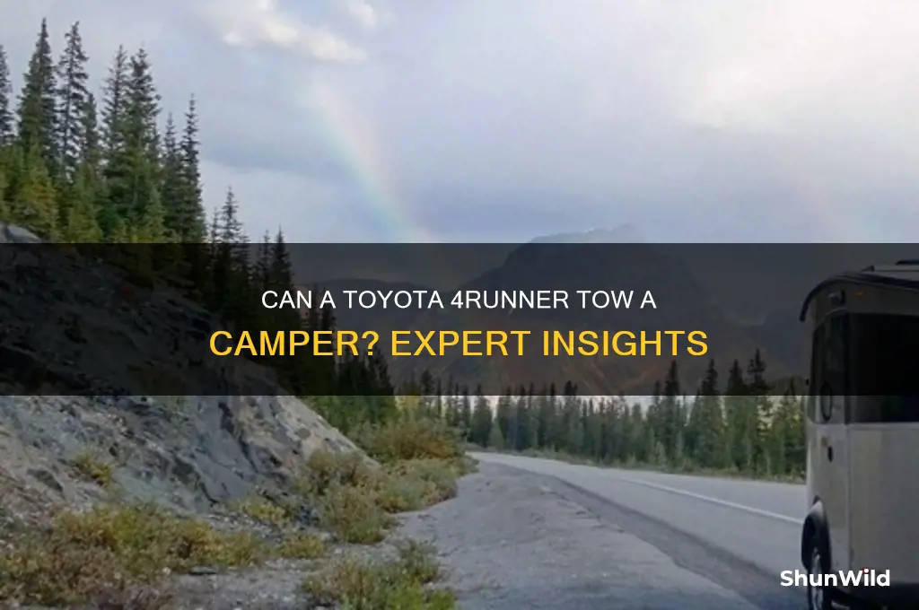 can a toyota 4runner pull a camper