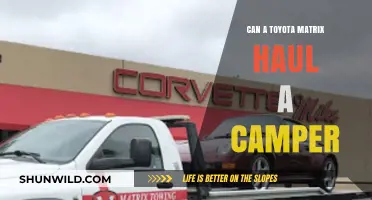 Can a Toyota Matrix Tow a Camper? Exploring Its Hauling Limits