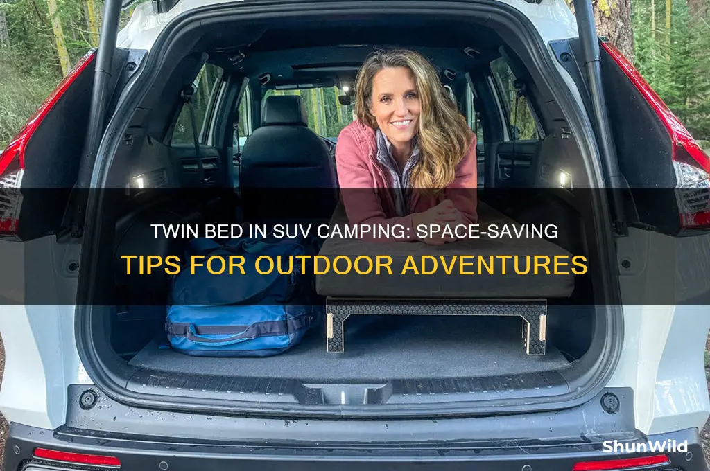 can a twin bed fit in suv camping