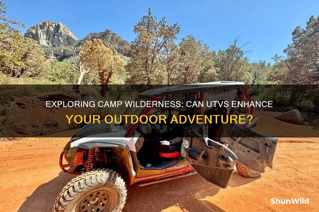 can a utv be used at camp wilderness