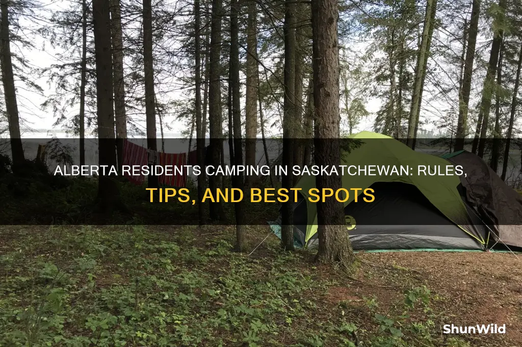 can alberta residents camp in saskatchewan