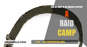 Ambush Tactics: Can Armies Support Raid Camps Effectively?