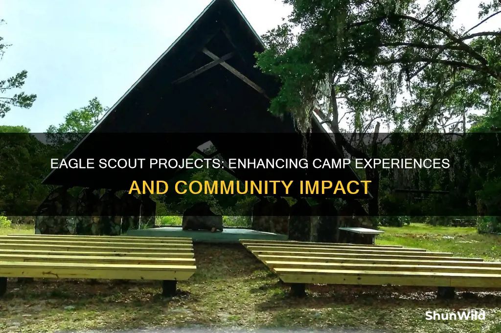 can an eagle scout project benefit a camp