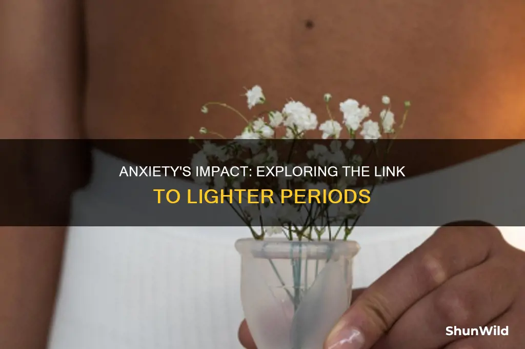 can anxiety cause light period camps