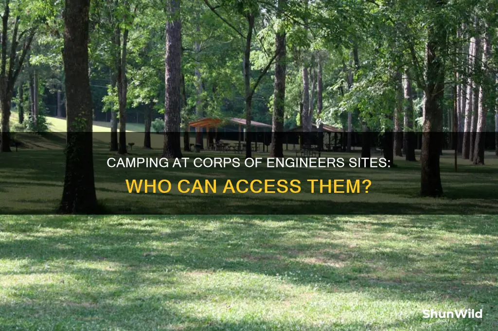 can anyone camp ar corp of engineers