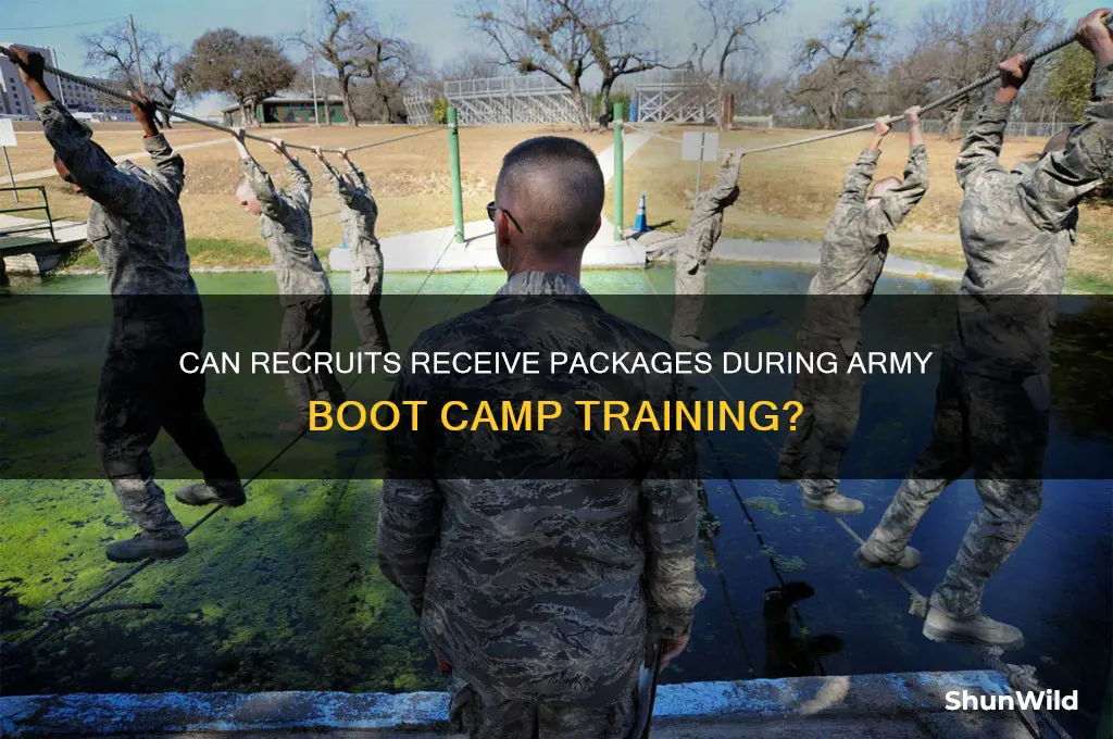 can army boot camp get packages