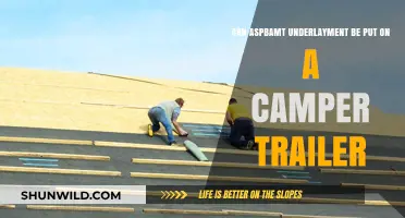 Can Asphalt-Based Underlayment Enhance Camper Trailer Roof Durability?