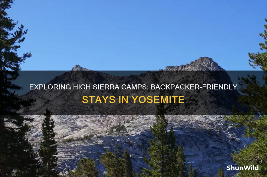 can backpackers stay in high sierra camps