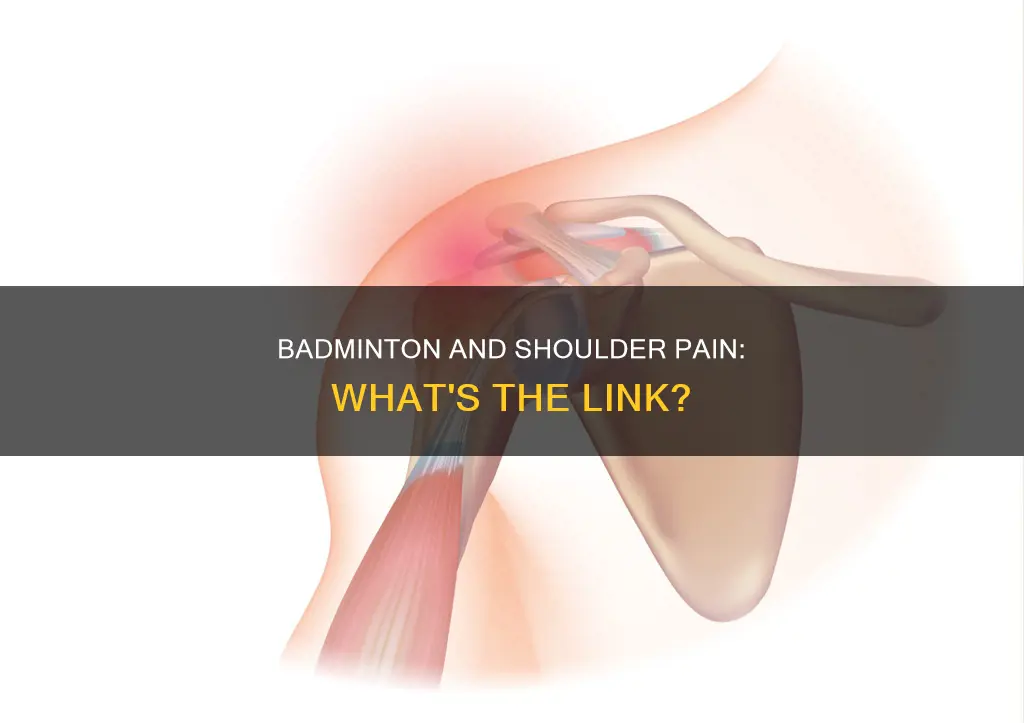 can badminton cause shoulder pain