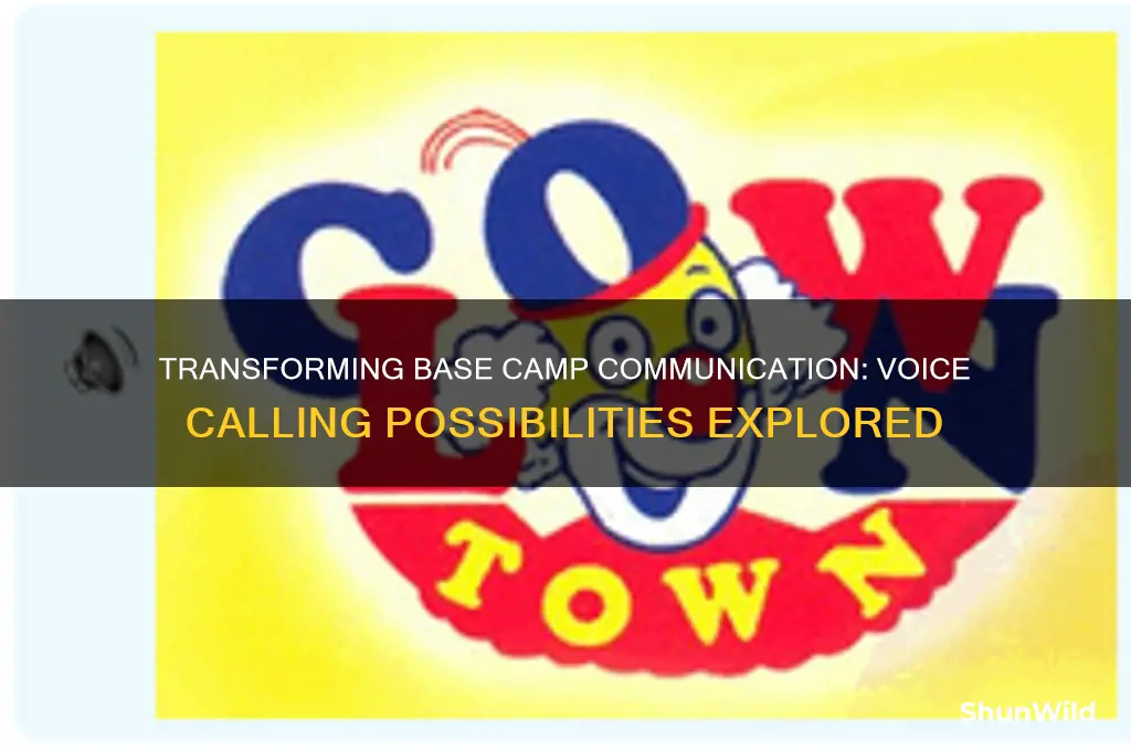 can base camp to a vioce call