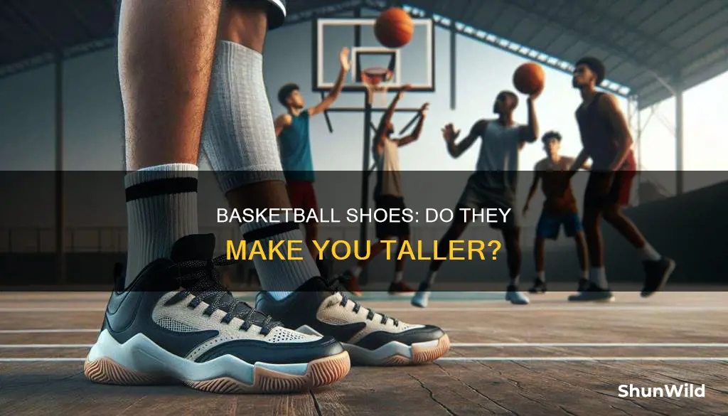 can basketball shoes make you taller