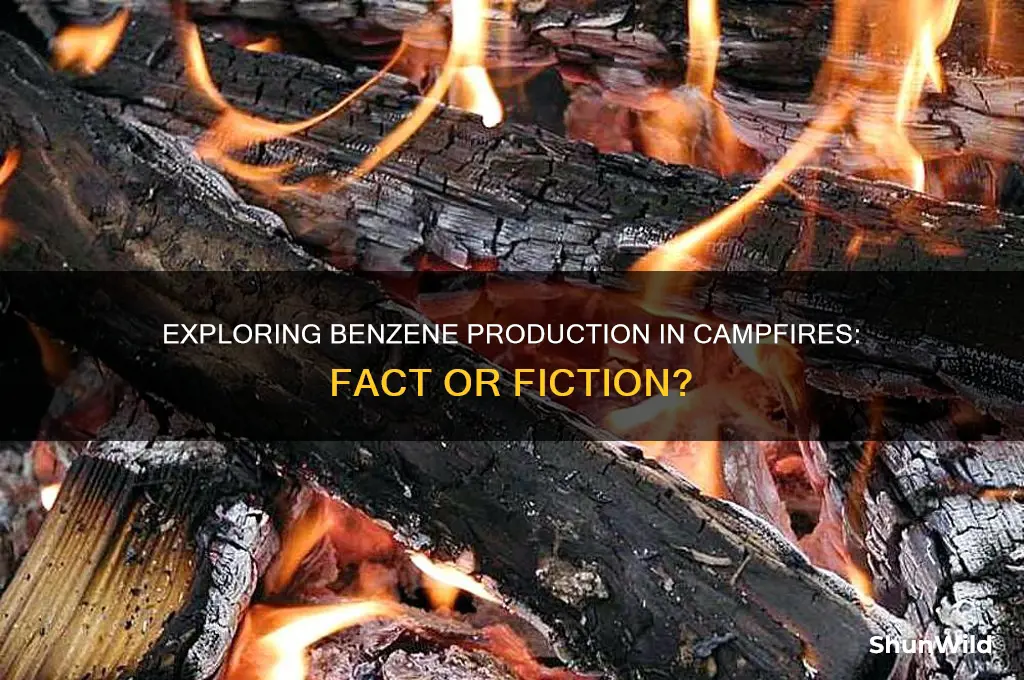 can benzene be produced in camp fires