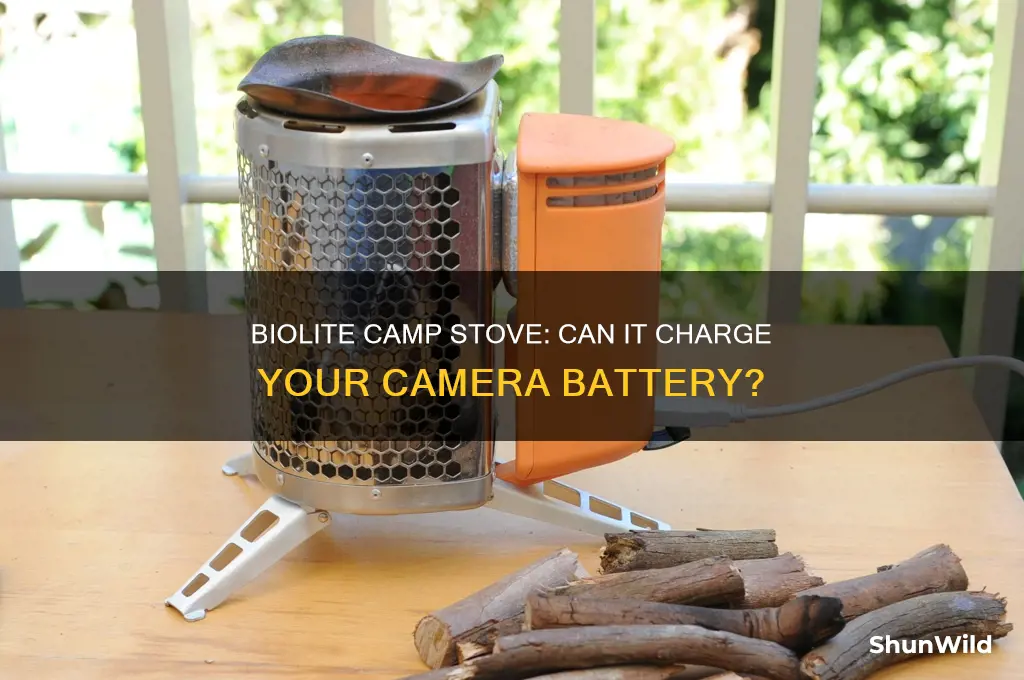 can biolite camp stove charge camera battery