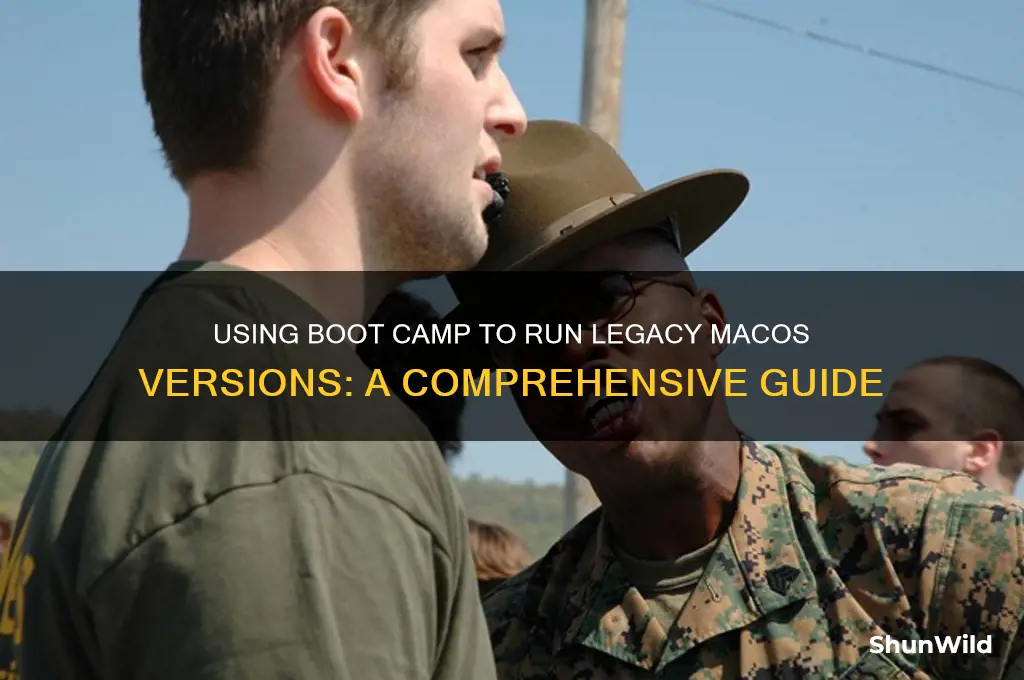 can boot camp be used to run older mac os